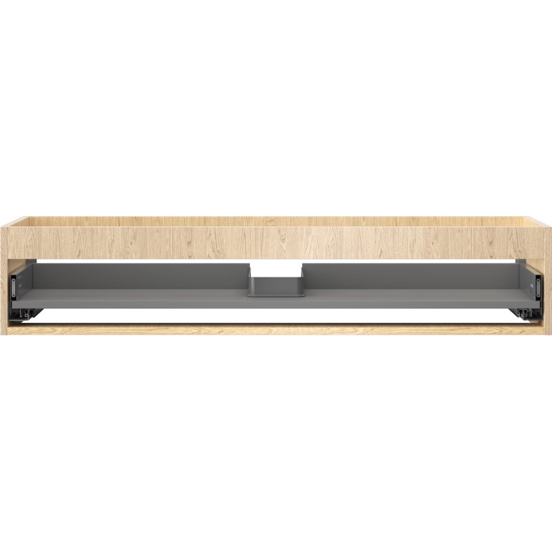 Mexen Box-A cuerpo del mueble de baño 120 cm, 1 cajón, roble - 91AX0-1200-235-1-81