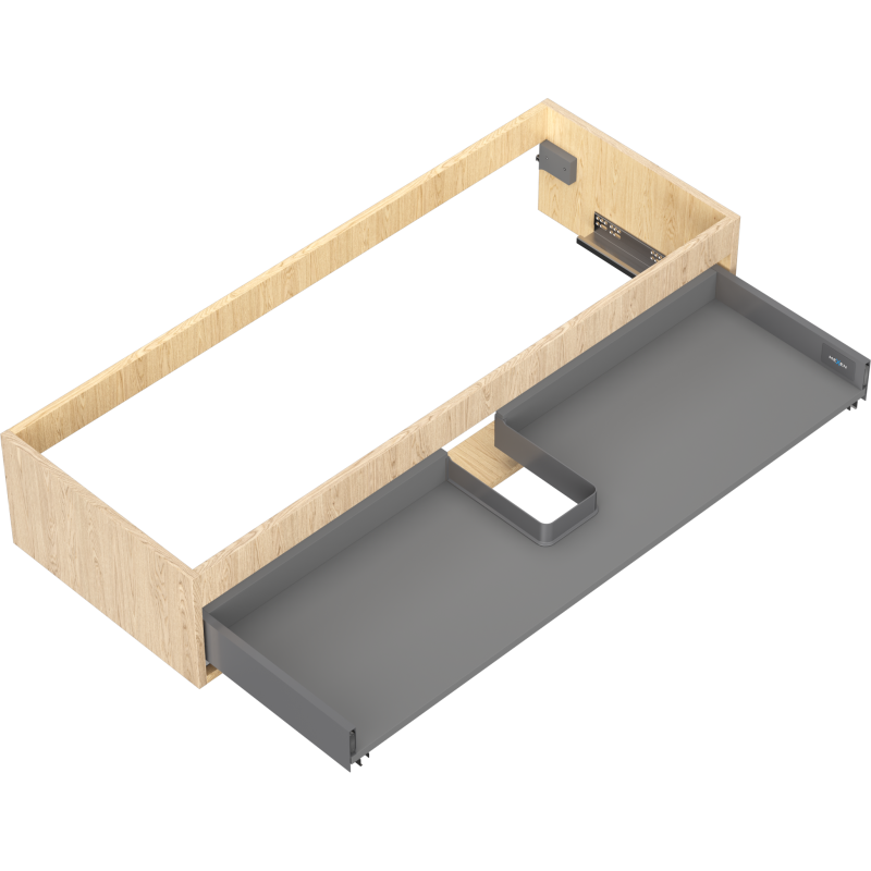 Mexen Box-A izlietnes skapīša korpuss 120 cm, 1 atvilktne, ozols - 91AX0-1200-235-1-81