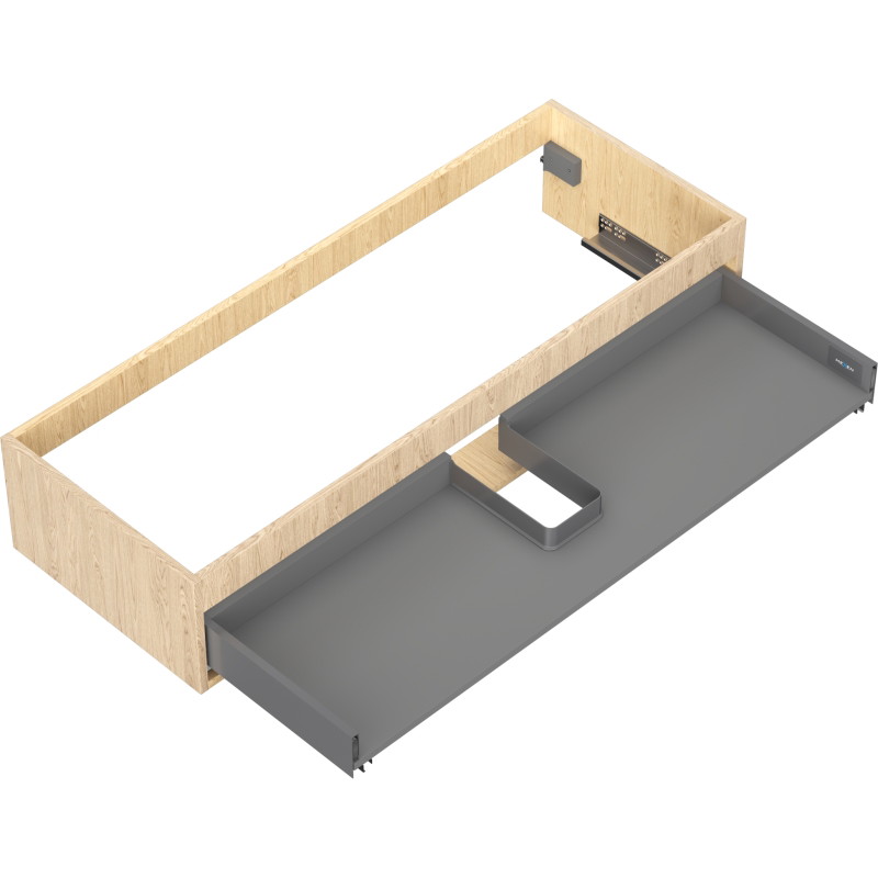 Mexen Box-A korpus ormarića ispod umivaonika 120 cm, 1 ladica, hrast - 91AX0-1200-235-1-81