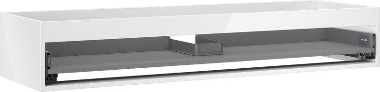 Mexen Box-A corpo del mobile sottolavabo 140 cm, 1 cassetto, bianco lucido - 91AX0-1400-235-1-00
