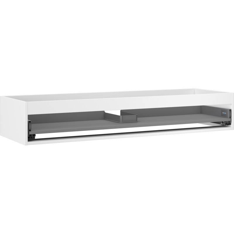 Mexen Box-A valamualuse kapi korpus 140 cm, 1 sahtel, valge matt - 91AX0-1400-235-1-01