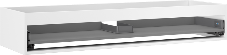 Mexen Box-A valamualuse kapi korpus 140 cm, 1 sahtel, valge matt - 91AX0-1400-235-1-01