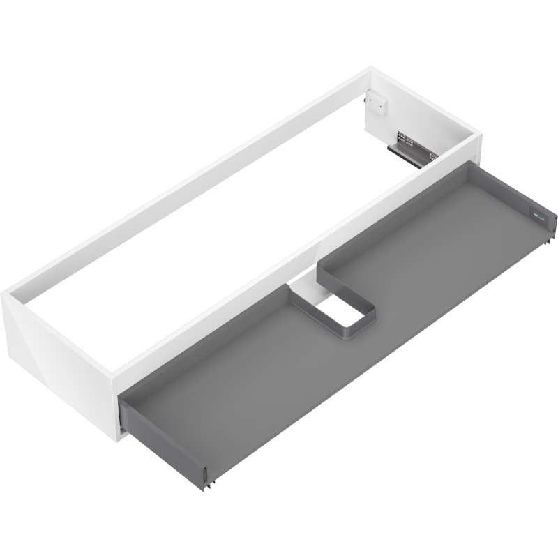 Mexen Box-A korpus szafki podumywalkowej 140 cm, 1 szuflada, biały połysk - 91AX0-1400-235-1-00