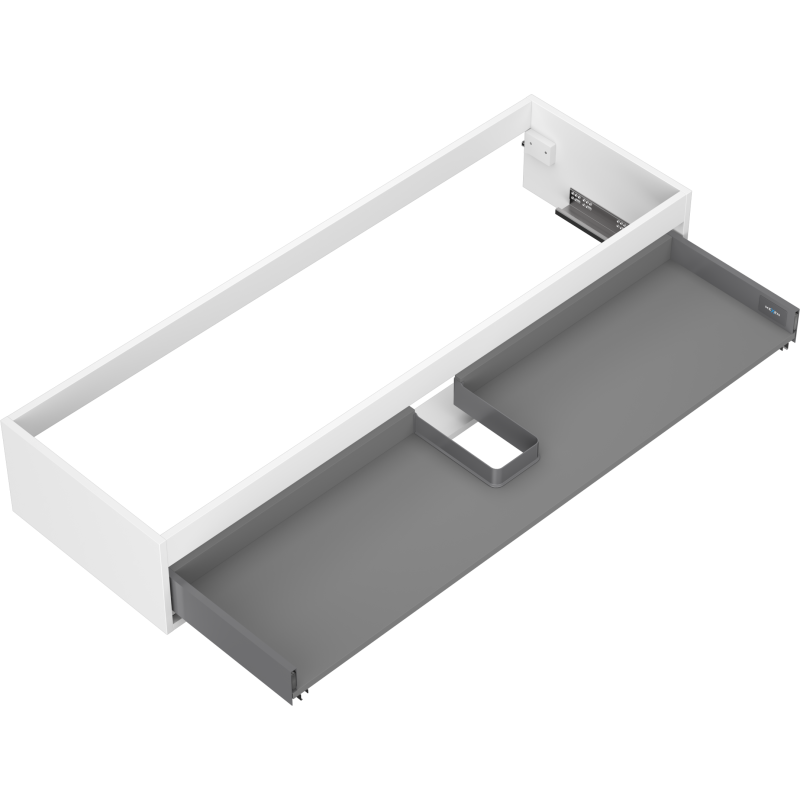 Mexen Box-A korpus omarice za umivalnik 140 cm, 1 predal, bel mat - 91AX0-1400-235-1-01