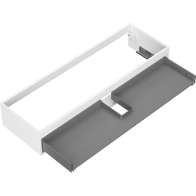 Mexen Box-A valamualuse kapi korpus 140 cm, 1 sahtel, valge matt - 91AX0-1400-235-1-01