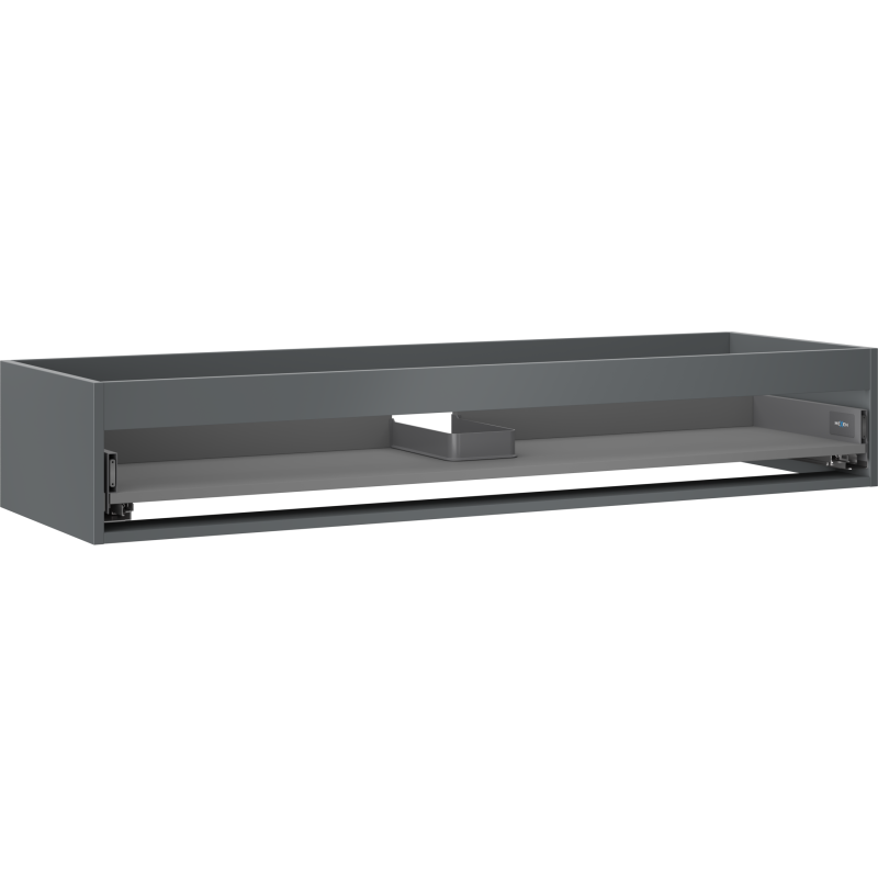 Mexen Box-A kastlichaam voor wastafel 140 cm, 1 lade, mat grafiet - 91AX0-1400-235-1-66