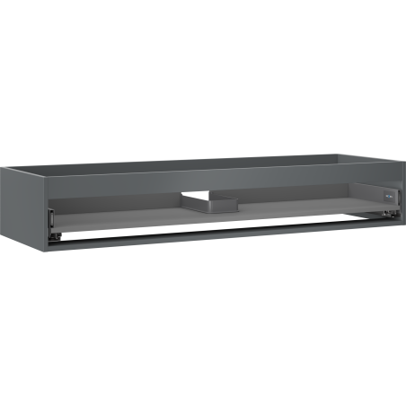 Mexen Box-A valamualuse kapi korpus 140 cm, 1 sahtel, matt grafiit - 91AX0-1400-235-1-66