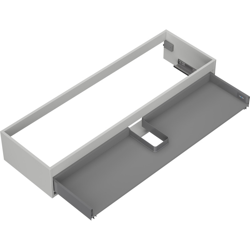 Mexen Box-A korpus ormarića ispod umivaonika 140 cm, 1 ladica, sivi mat - 91AX0-1400-235-1-62