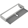 Mexen Box-A onderkastlichaam 140 cm, 1 lade, grijs mat - 91AX0-1400-235-1-62