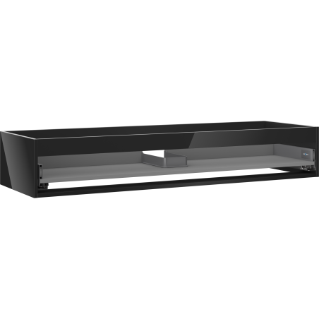 Mexen Box-A korpus szafki podumywalkowej 140 cm, 1 szuflada, czarny połysk - 91AX0-1400-235-1-70