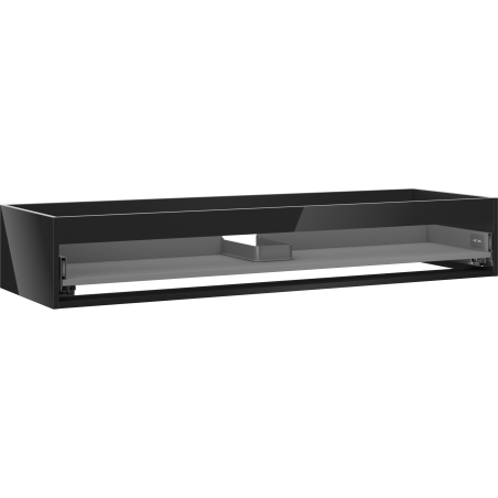 Mexen Box-A valamualuse kapi korpus 140 cm, 1 sahtel, must läige - 91AX0-1400-235-1-70