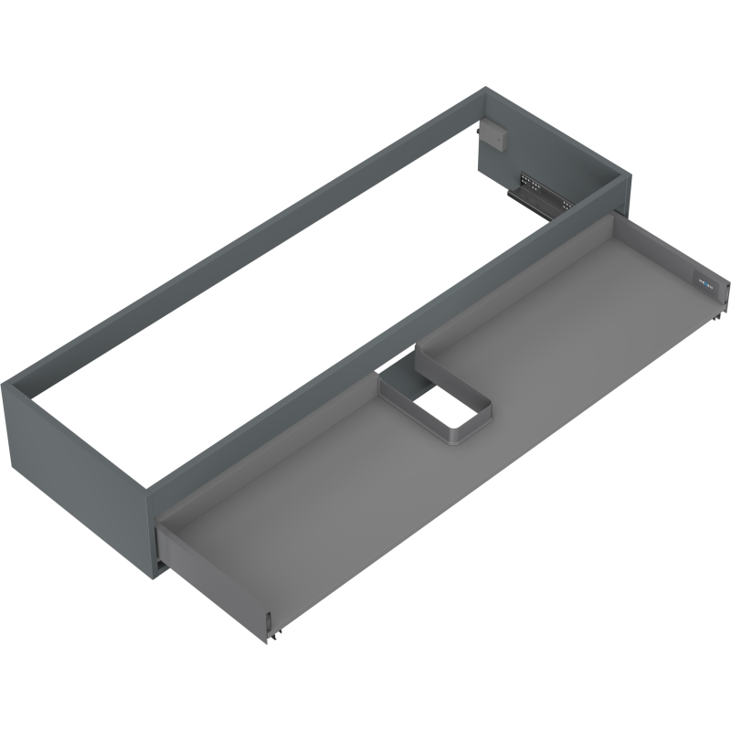 Mexen Box-A korpus szafki podumywalkowej 140 cm, 1 szuflada, grafit mat - 91AX0-1400-235-1-66