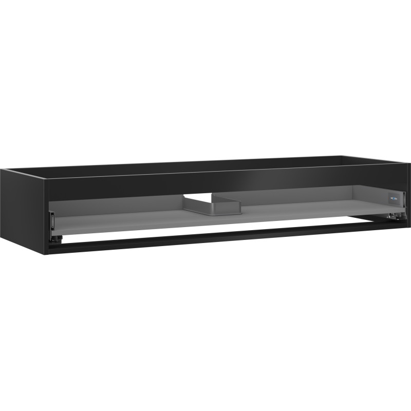 Mexen Box-A valamu aluskapi korpus 140 cm, 1 sahtel, must matt - 91AX0-1400-235-1-71