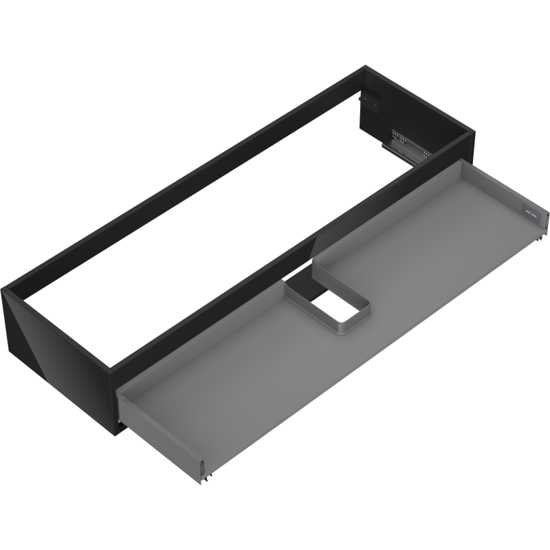 Mexen Box-A korpus szafki podumywalkowej 140 cm, 1 szuflada, czarny połysk - 91AX0-1400-235-1-70