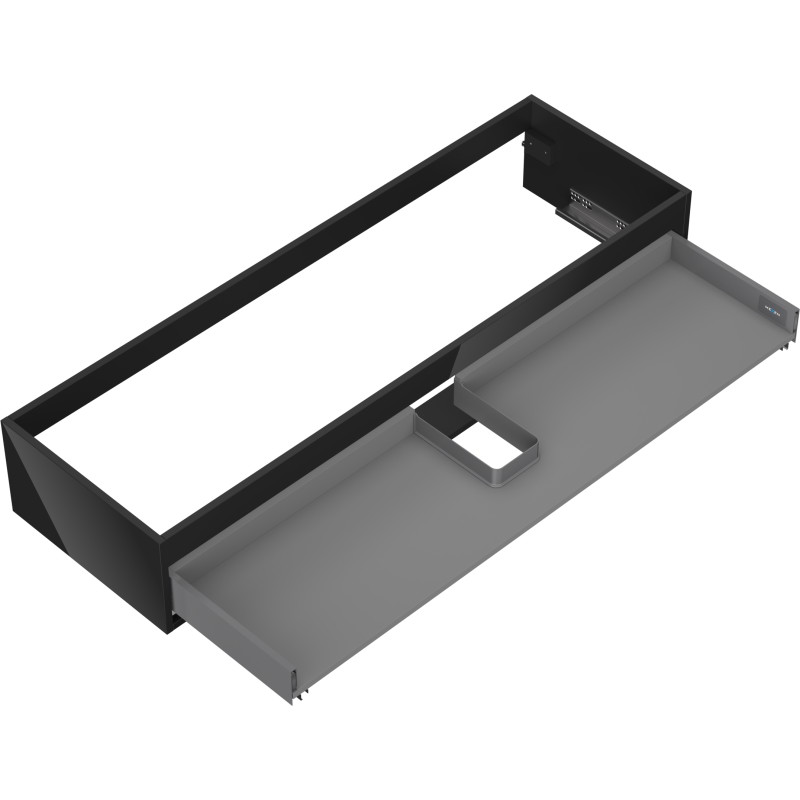 Mexen Box-A valamualuse kapi korpus 140 cm, 1 sahtel, must läige - 91AX0-1400-235-1-70