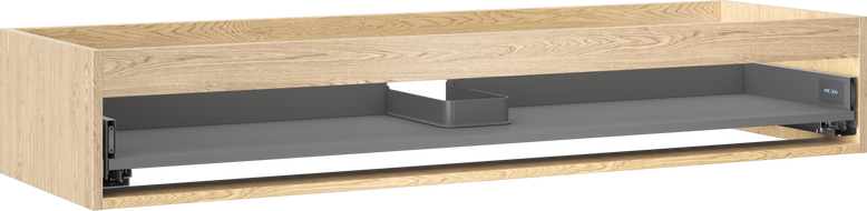 Mexen Box-A onderkastlichaam 140 cm, 1 lade, eik - 91AX0-1400-235-1-81