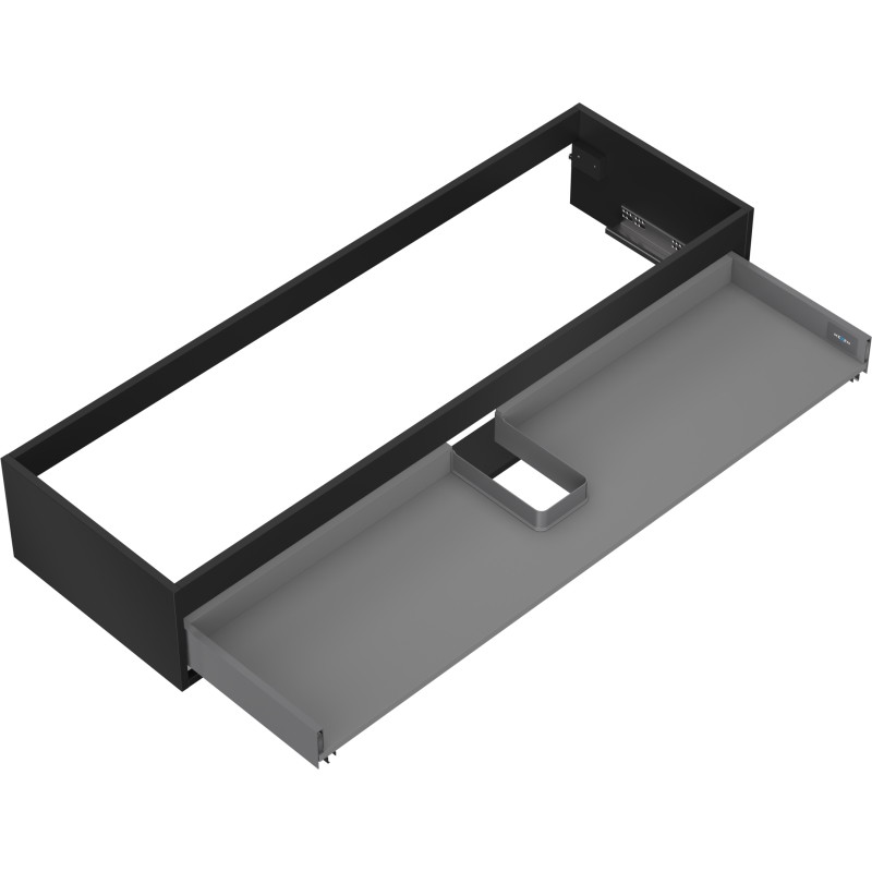 Mexen Box-A valamu aluskapi korpus 140 cm, 1 sahtel, must matt - 91AX0-1400-235-1-71