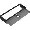 Mexen Box-A kastlichaam voor wastafel 140 cm, 1 lade, zwart mat - 91AX0-1400-235-1-71