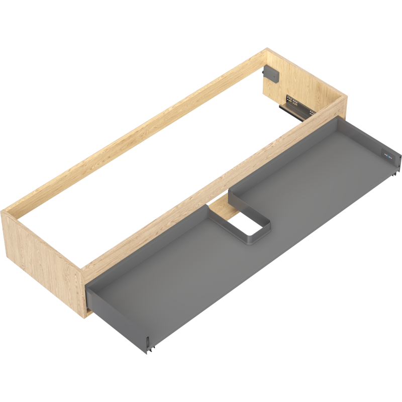 Mexen Box-A korpus szafki podumywalkowej 140 cm, 1 szuflada, dąb - 91AX0-1400-235-1-81