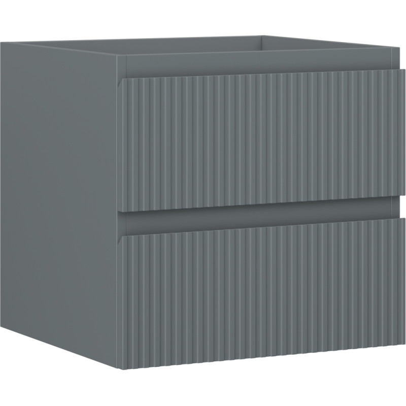 Mexen Rivel vannitoa kapp valamualune 50 cm, 2 sahtlit, sooniline, matt grafiit - 91A20-05047-2-BFF66