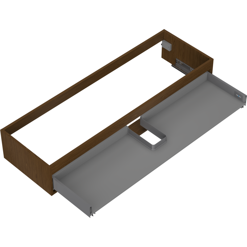 Mexen Box-A korpus omarice za umivalnik 140 cm, 1 predal, oreh - 91AX0-1400-235-1-86