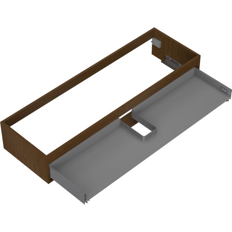 Mexen Box-A korpus ormarića ispod umivaonika 140 cm, 1 ladica, orah - 91AX0-1400-235-1-86