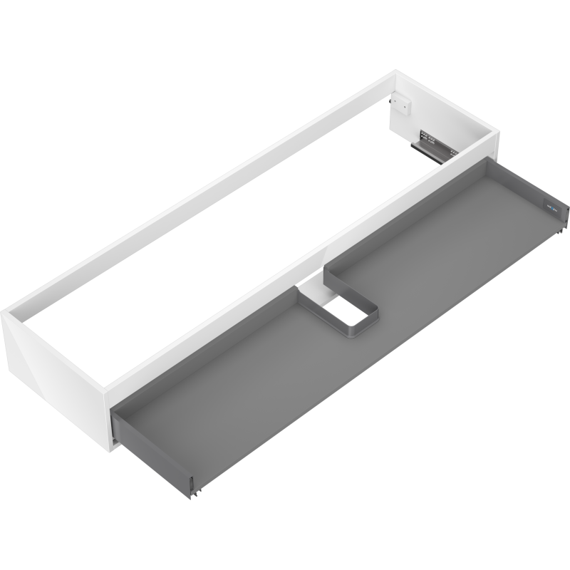 Mexen Box-A Korpus vum Ënnerbiesemschaf 160 cm, 1 Tirang, wäiss Glanz - 91AX0-1600-235-1-00