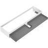 Mexen Box-A kastlichaam voor wastafelonderkast 160 cm, 1 lade, wit mat - 91AX0-1600-235-1-01