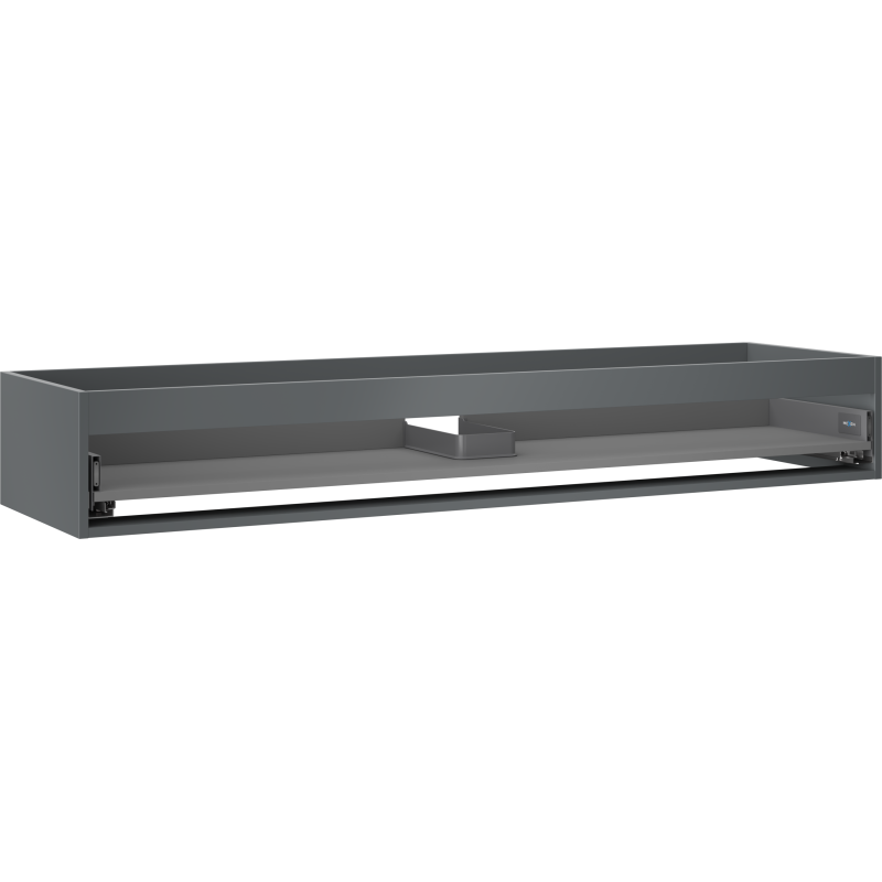 Mexen Box-A korpus szafki podumywalkowej 160 cm, 1 szuflada, grafit mat - 91AX0-1600-235-1-66