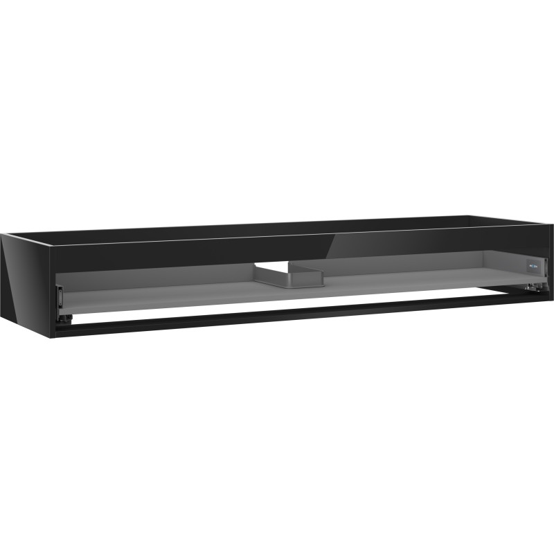 Mexen Box-A korpus ormarića ispod umivaonika 160 cm, 1 ladica, crni sjaj - 91AX0-1600-235-1-70