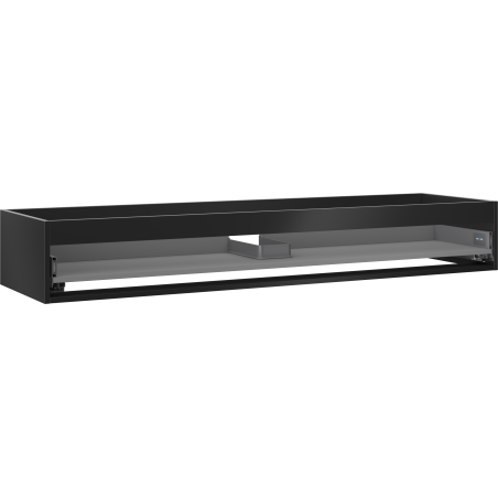 Mexen Box-A cuerpo de gabinete de baño 160 cm, 1 cajón, negro mate - 91AX0-1600-235-1-71