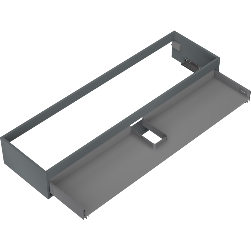 Mexen Box-A korpus szafki podumywalkowej 160 cm, 1 szuflada, grafit mat - 91AX0-1600-235-1-66