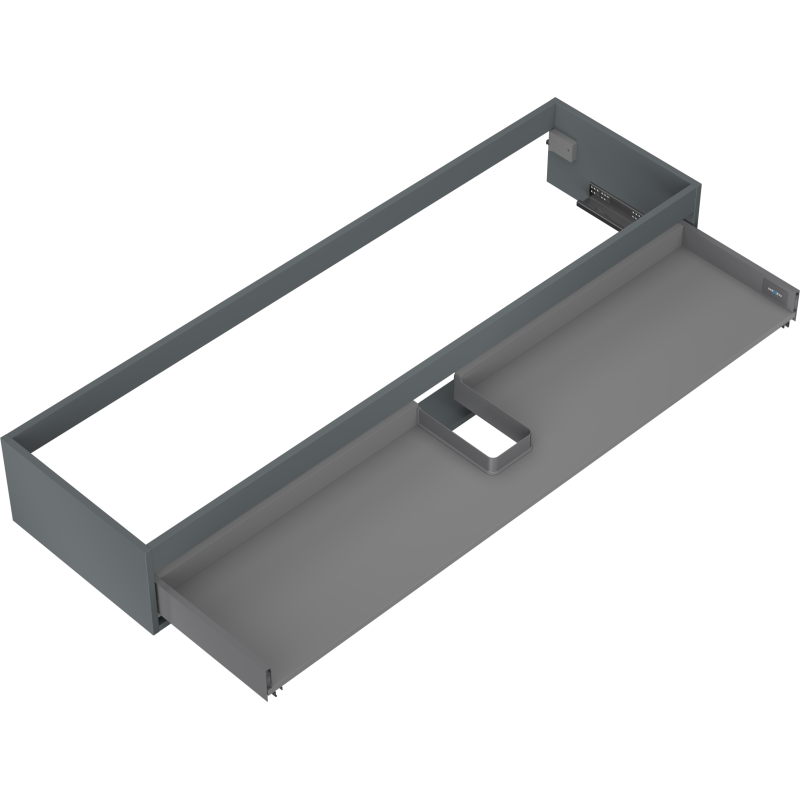 Mexen Box-A Korpus vum Ënnerbauchzentrums 160 cm, 1 Schufflinn, Grafit matt - 91AX0-1600-235-1-66