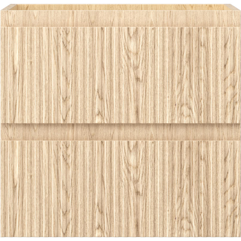 Mexen Rivel 50 cm Badezimmer-Unterschrank, 2 Schubladen, geriffelt, Eiche - 91A20-05047-2-BFF81