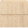 Mexen Rivel Badezimmerschrank 50 cm, 2 Schubladen, geriffelt, Eiche - 91A20-05047-2-BFF81