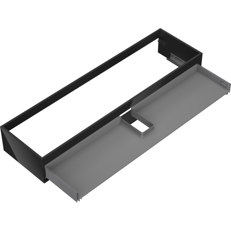 Mexen Box-A korpus ormarića ispod umivaonika 160 cm, 1 ladica, crni sjaj - 91AX0-1600-235-1-70