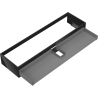Mexen Box-A korpus ormarića ispod umivaonika 160 cm, 1 ladica, crni sjaj - 91AX0-1600-235-1-70