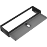 Mexen Box-A korpus szafki podumywalkowej 160 cm, 1 szuflada, czarny połysk - 91AX0-1600-235-1-70