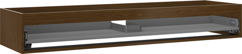 Mexen Box-A mēbele zem izlietnes 160 cm, 1 atvilktne, rieksts - 91AX0-1600-235-1-86