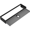 Mexen Box-A korpus szafki podumywalkowej 160 cm, 1 szuflada, czarny mat - 91AX0-1600-235-1-71