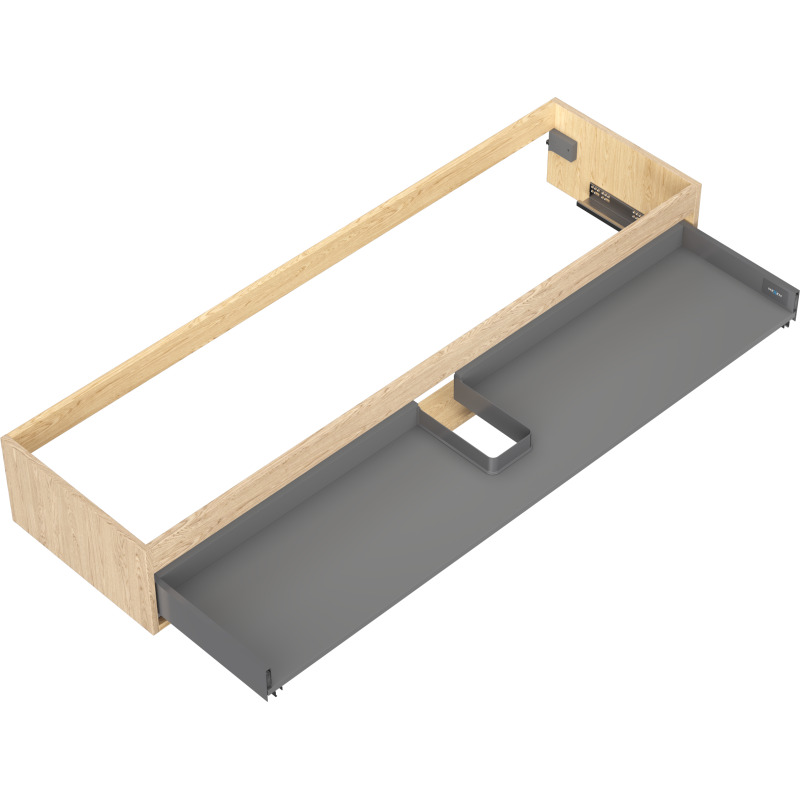 Mexen Box-A bänkskåpens stomme för handfat 160 cm, 1 låda, ek - 91AX0-1600-235-1-81