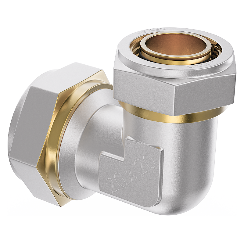 Mexen PEX-S cotovelo redutor rosqueado PEX 25 x 20 - W97225-2520-00