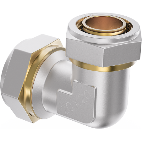Mexen PEX-S gereduceerde schroefbocht PEX 25 x 20 - W97225-2520-00