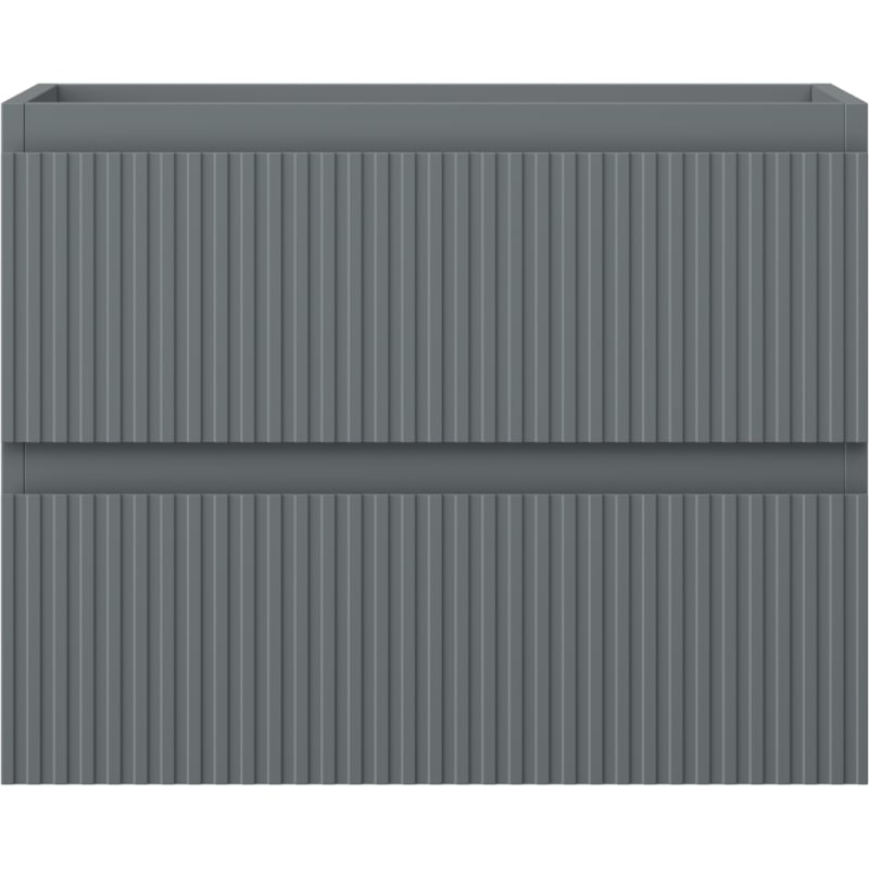 Mexen Rivel vannitoakapikuse kapp 60 cm, 2 sahtliga, soonikuline, matt grafiit - 91A20-06047-2-BFF66