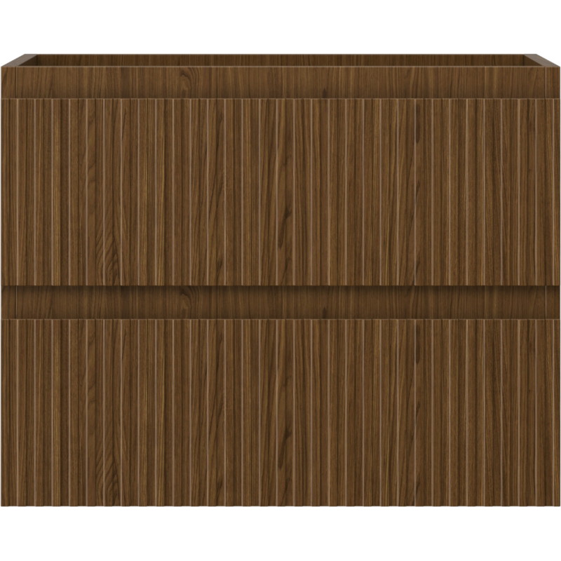 Mexen Rivel vannitoa kraanikausialune kapp 60 cm, 2 sahtlit, sooneline, pähkel - 91A20-06047-2-BFF86