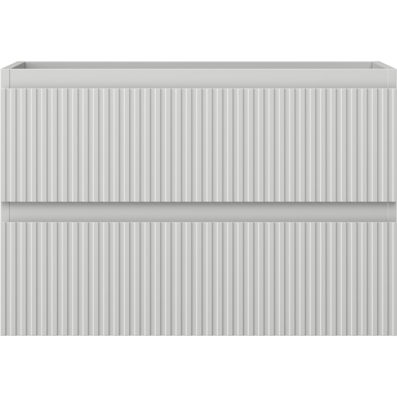 Mexen Rivel vannitoa kapp kraanikausi all 70 cm, 2 sahtlit, soonikkoes, hall matt - 91A20-07047-2-BFF62