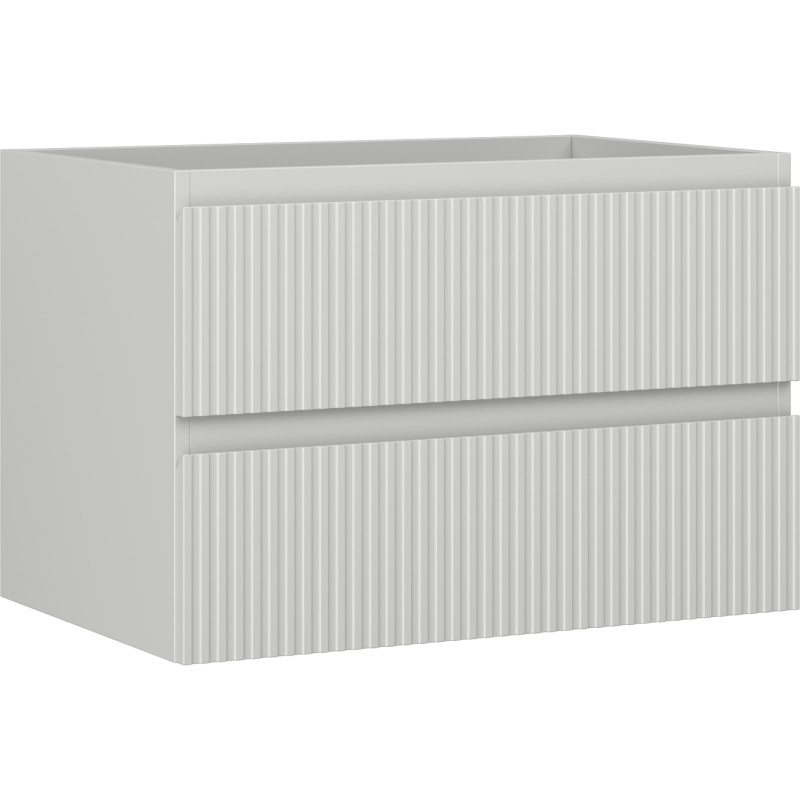 Mexen Rivel vannitoa kapp kraanikausi all 70 cm, 2 sahtlit, soonikkoes, hall matt - 91A20-07047-2-BFF62