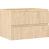 Mexen Rivel meuble de salle de bains sous lavabo 70 cm, 2 tiroirs, rainuré, chêne - 91A20-07047-2-BFF81