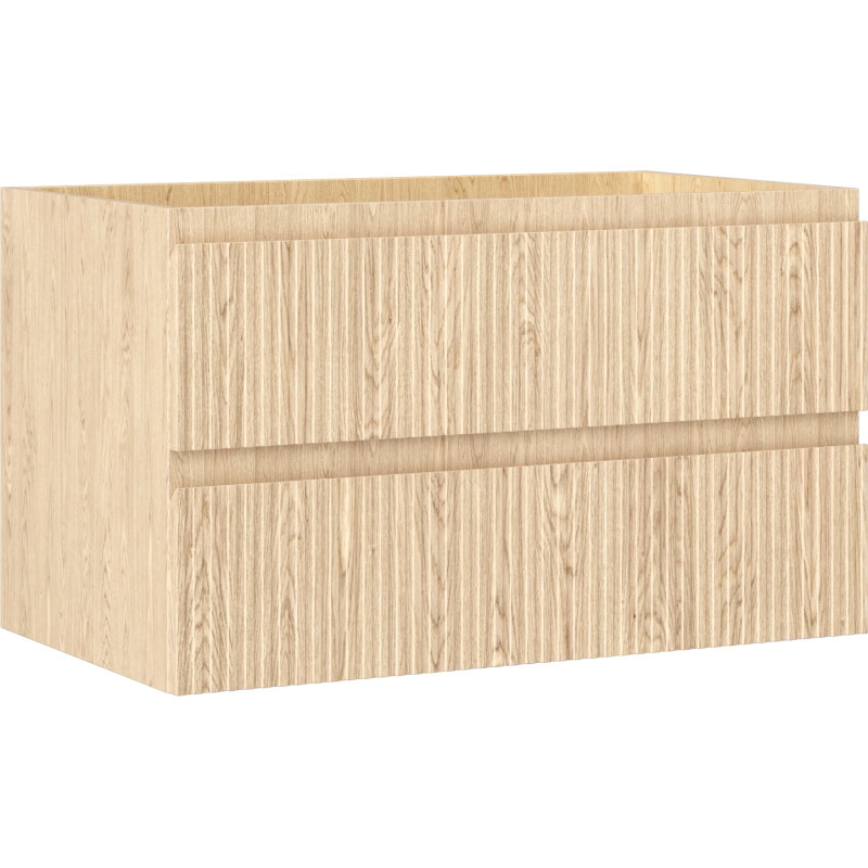 Mexen Rivel vannitoa kapp valamualune, 80 cm, 2 sahtlit, soonteta, tamm - 91A20-08047-2-BFF81