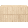 Mexen Rivel ormarić za umivaonik 80 cm, 2 ladice, reljefna, hrast - 91A20-08047-2-BFF81